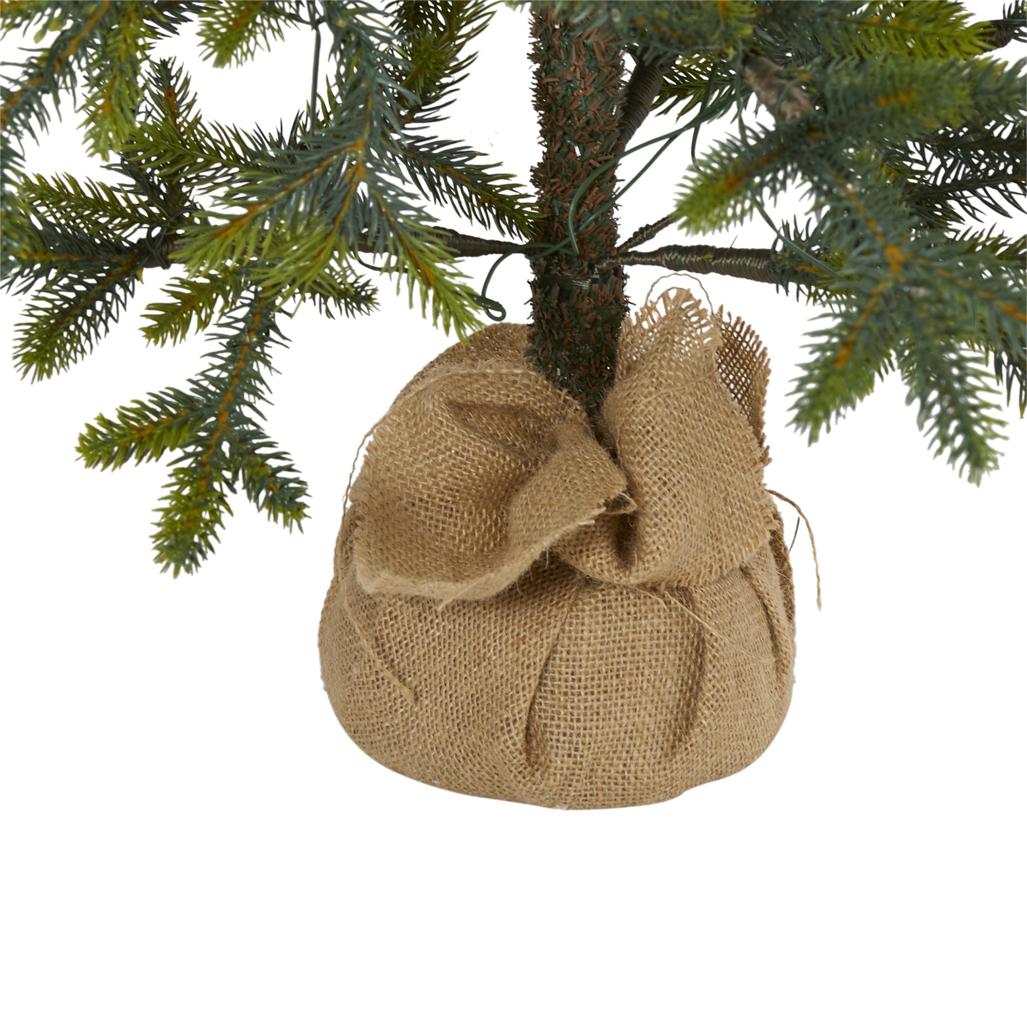 4' Fraser Fir 'Natural Look' Artificial Christmas Tree w/ 100 Clear LED Lights