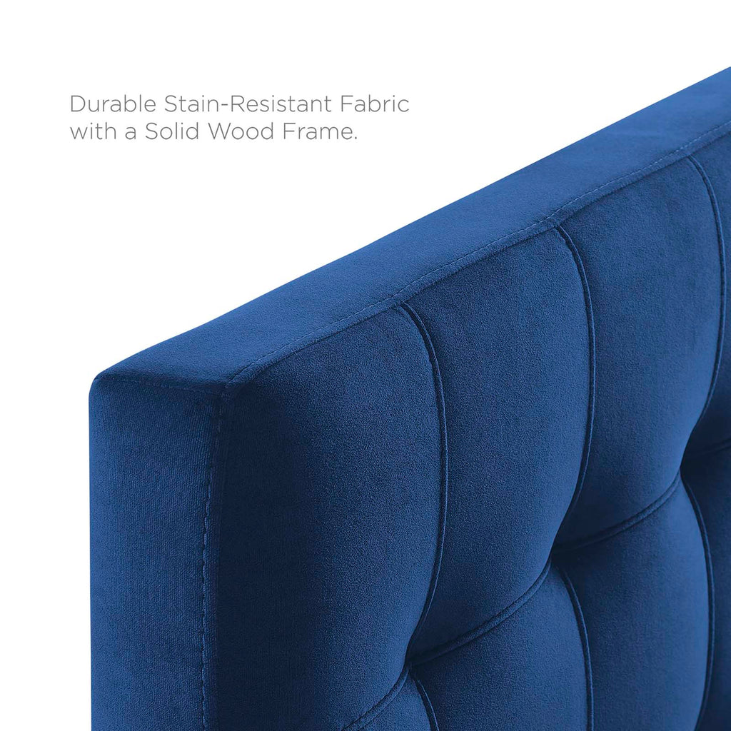Lily Biscuit Tufted Performance Velvet Twin Headboard by Modway
