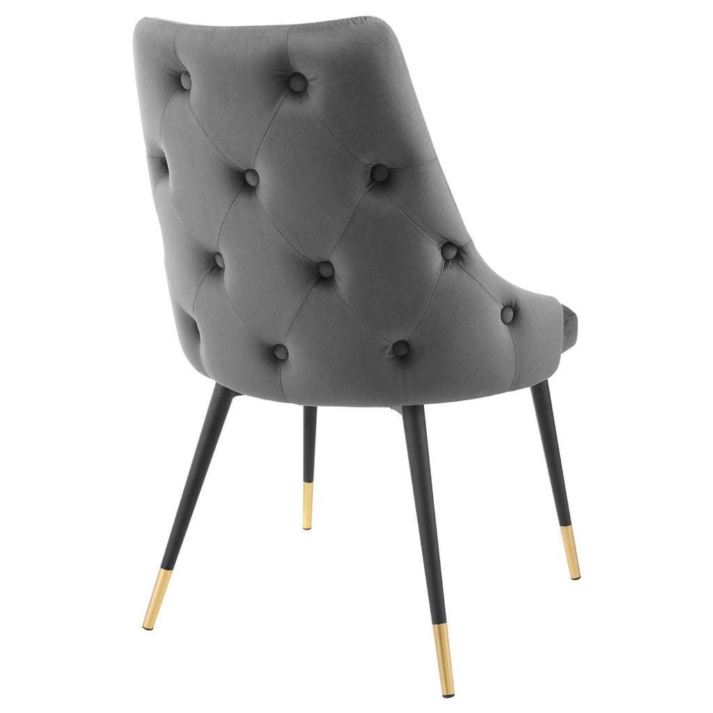 Adorn Performance Velvet Dining Side Chair Set of 2 by Modway