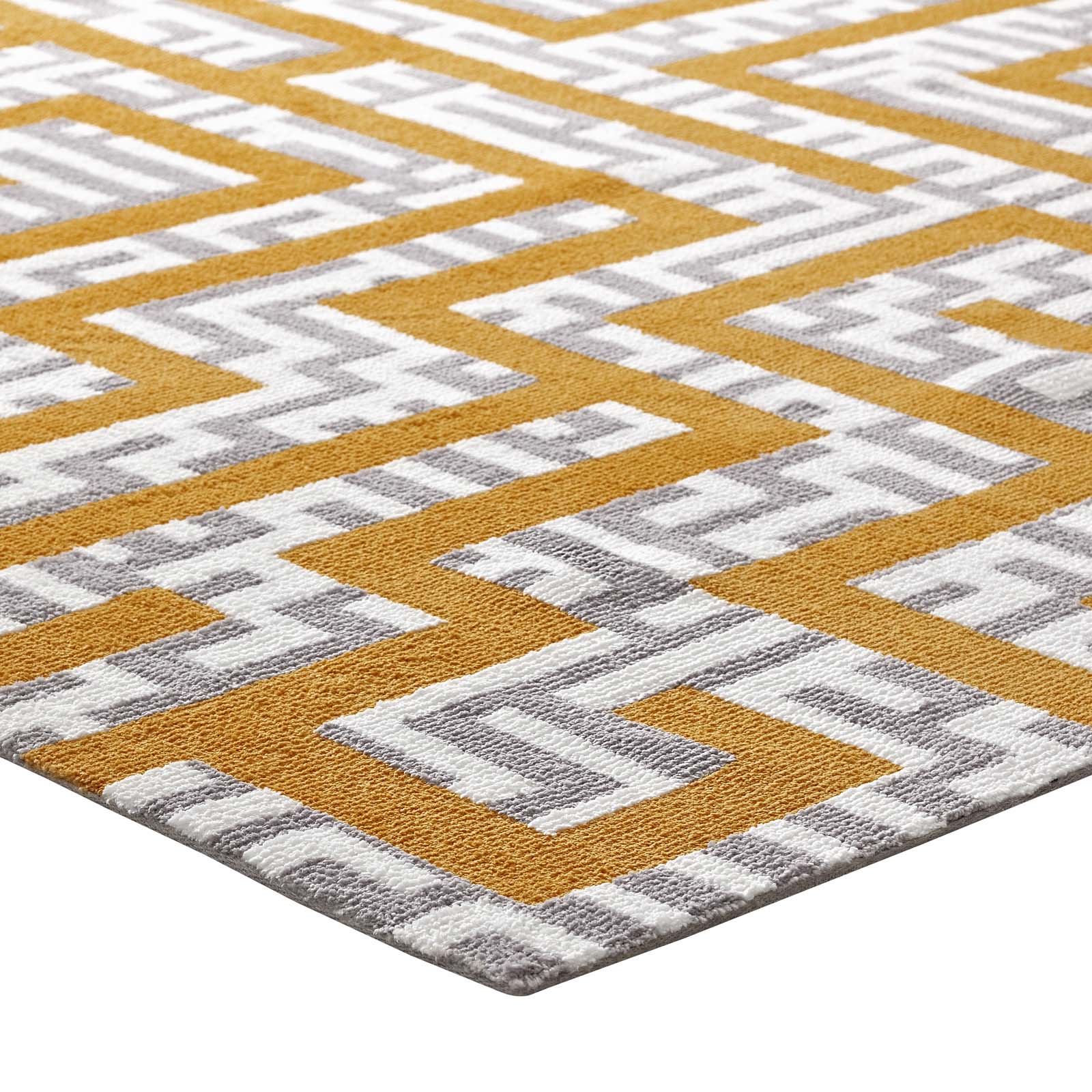 Nahia Geometric Maze 5x8 Area Rug by Modway