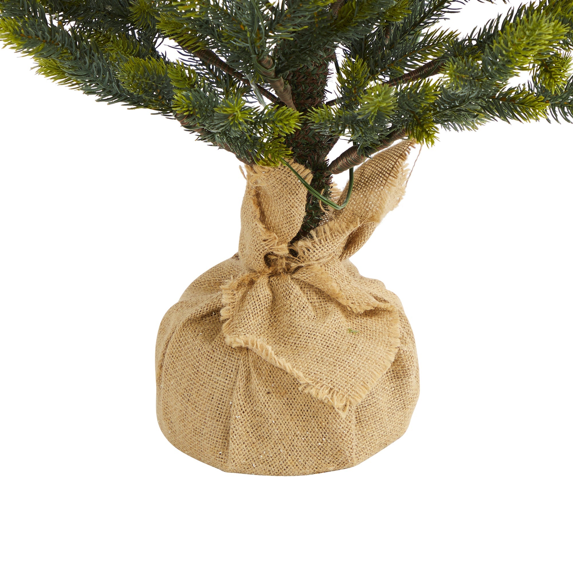5' Fraser Fir "Natural Look" Artificial Christmas Tree w 200 Clear LED Lights