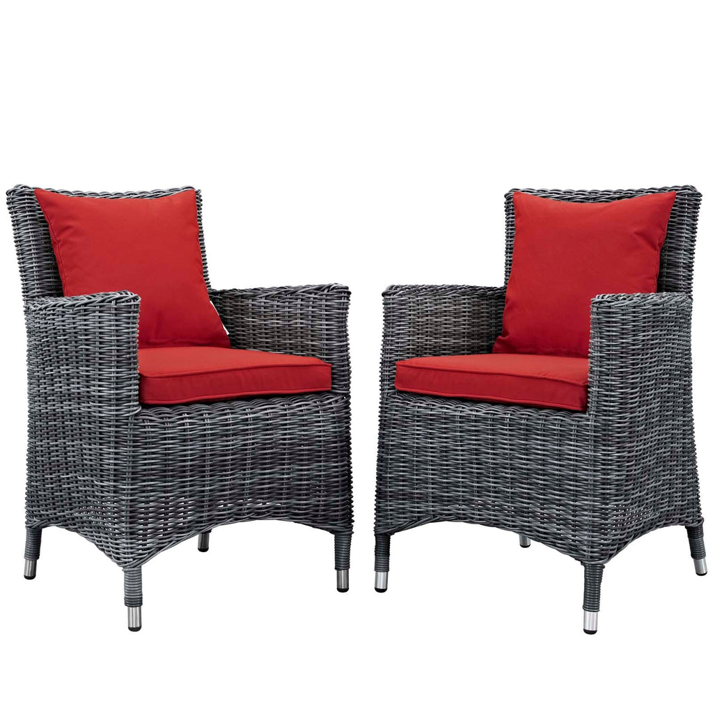 Summon 2 Piece Outdoor Patio Sunbrella¨ Dining Set by Modway