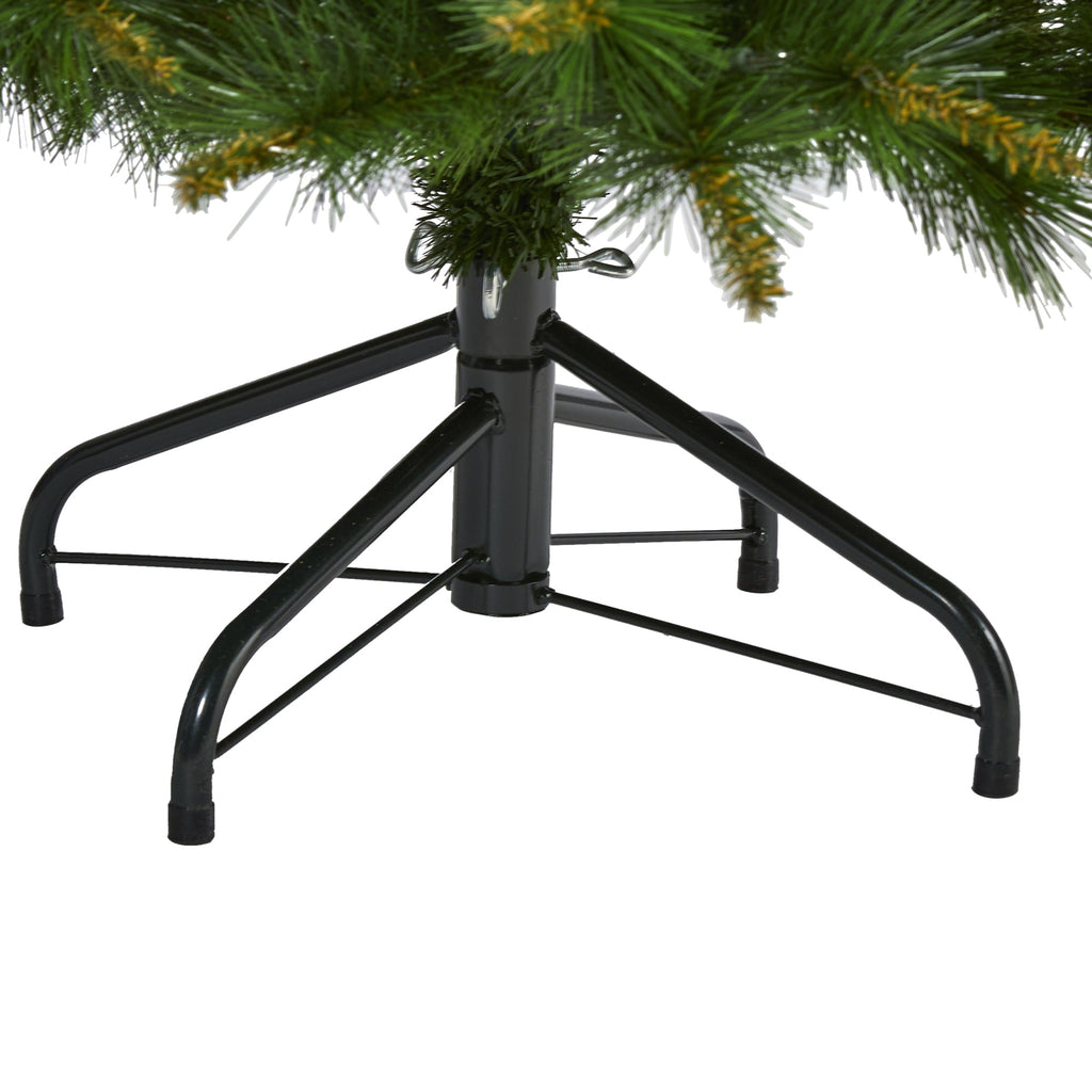 5' New England Pine Artificial Christmas Tree with 200 Clear Lights