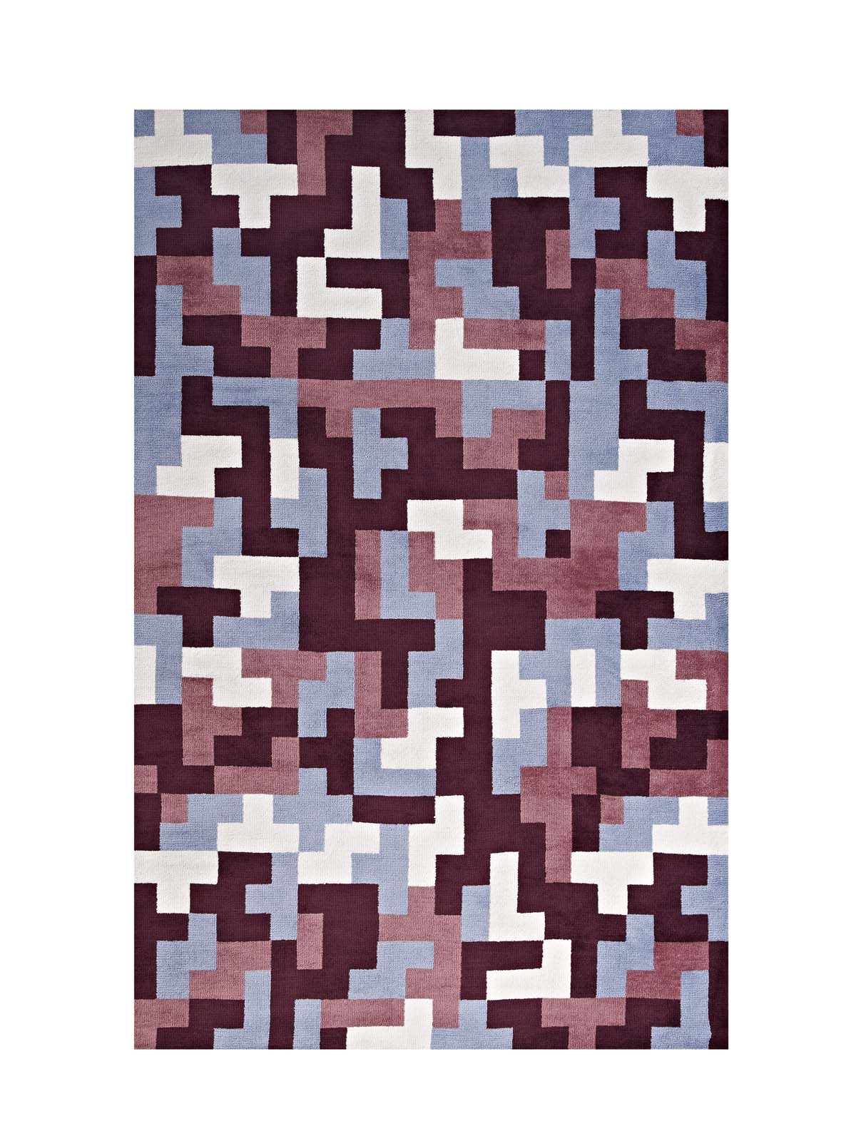 Andela Interlocking Block Mosaic 5x8 Area Rug by Modway