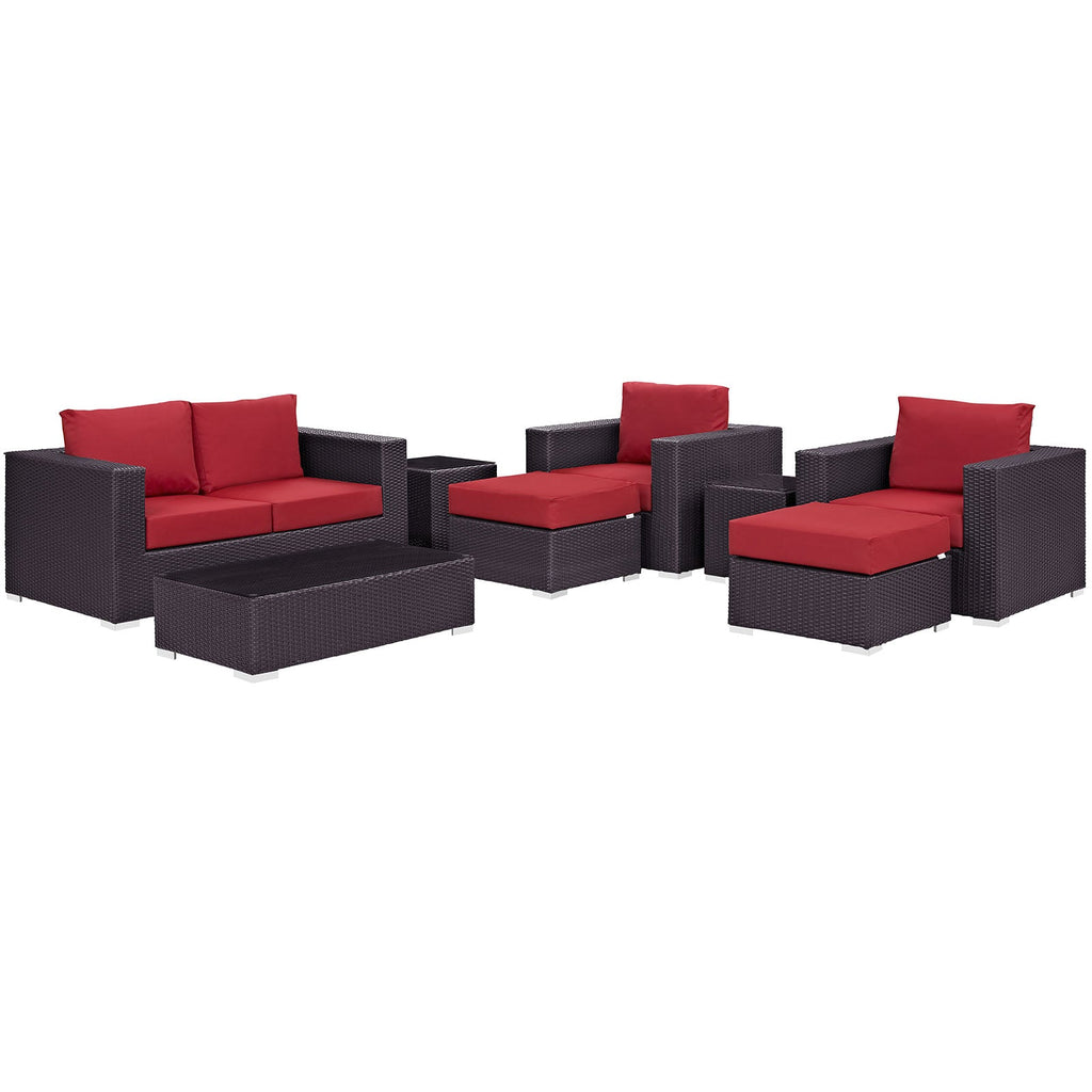 Convene 8 Piece Outdoor Patio Sofa Set by Modway