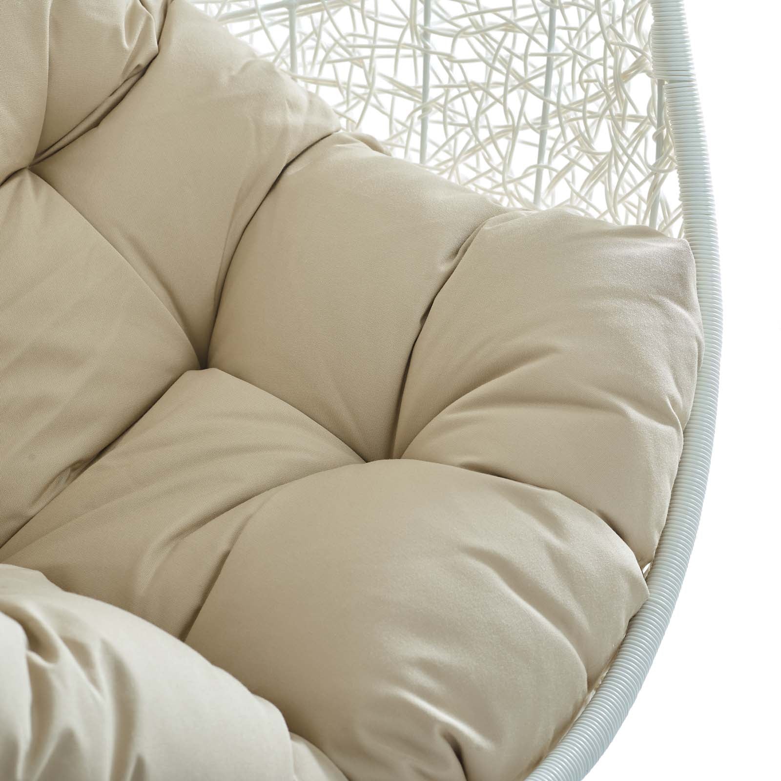 Hide Outdoor Patio Sunbrella¨ Swing Chair With Stand by Modway