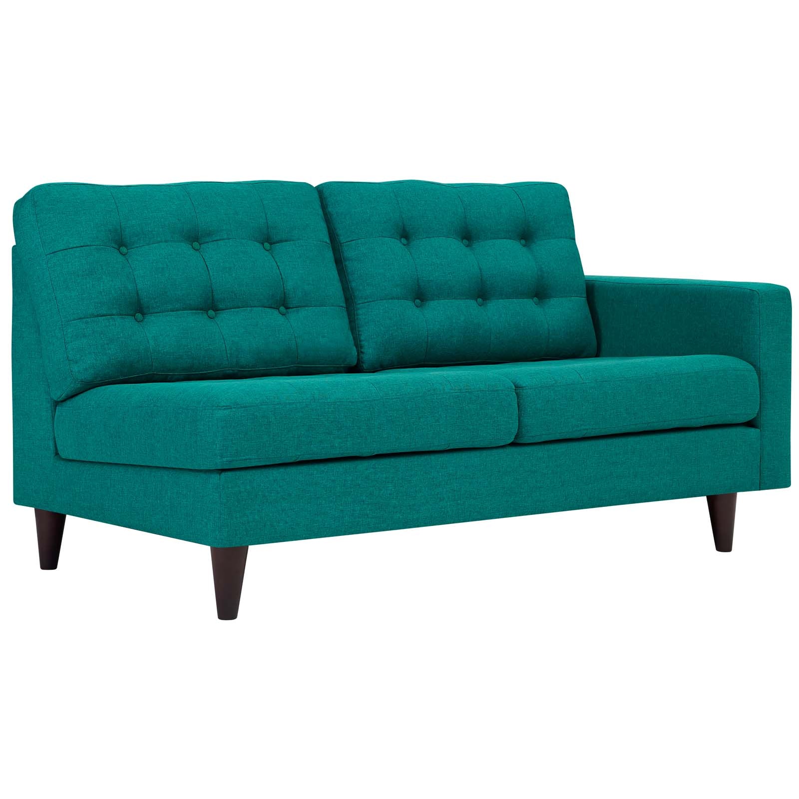 Empress Right-Facing Upholstered Fabric Loveseat by Modway
