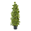 39"  Variegated Holly Leaf Artificial Tree (Real Touch)