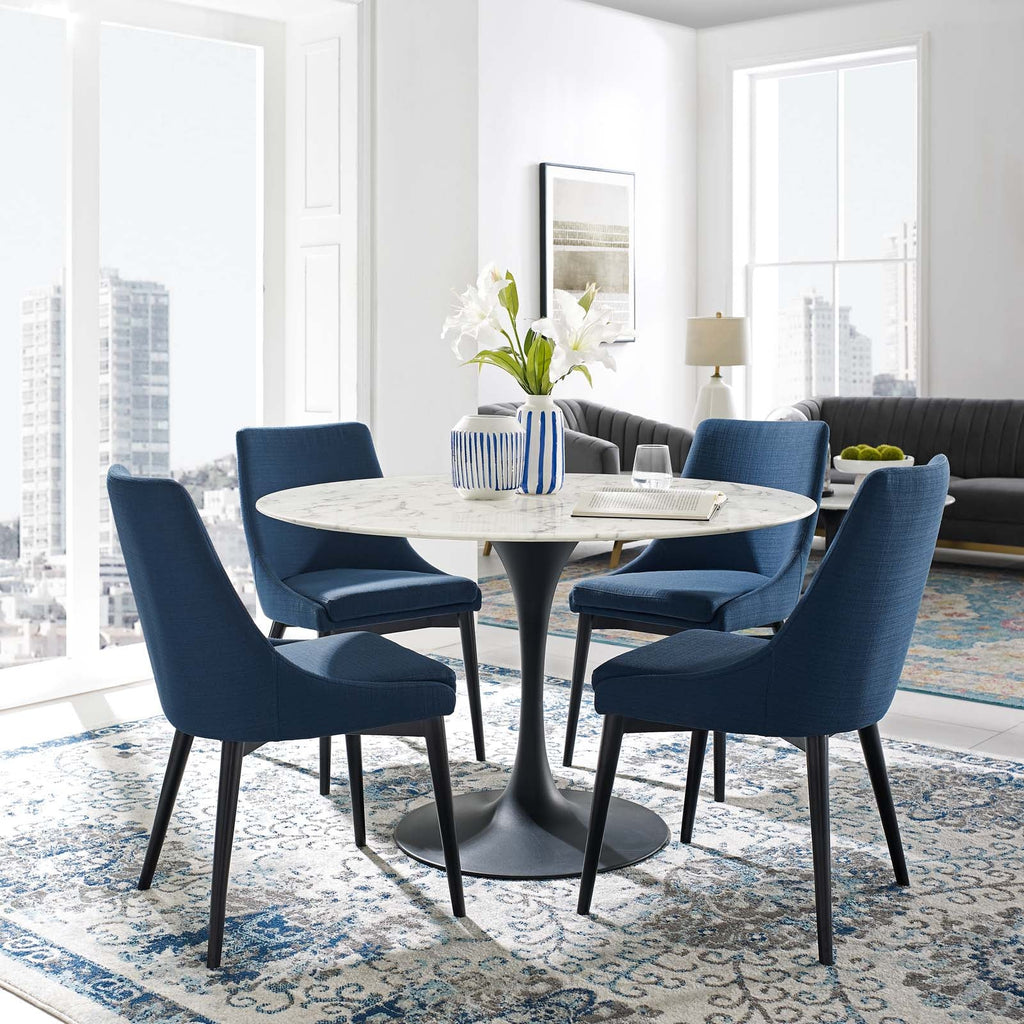 Lippa 48" Round Faux Marble Dining Table by Modway