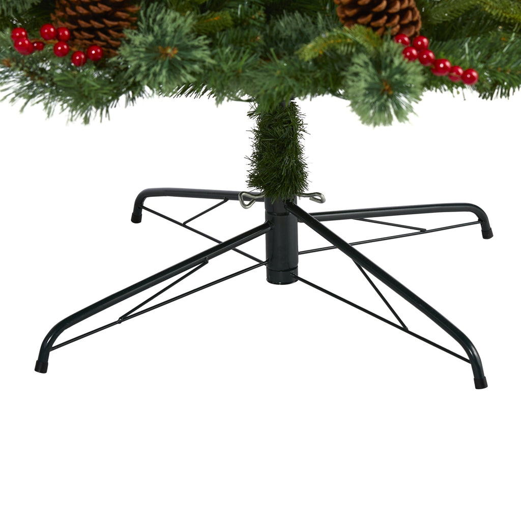 9' Norway Mixed Pine Artificial Christmas Tree w/ 650 Clear LED Lights