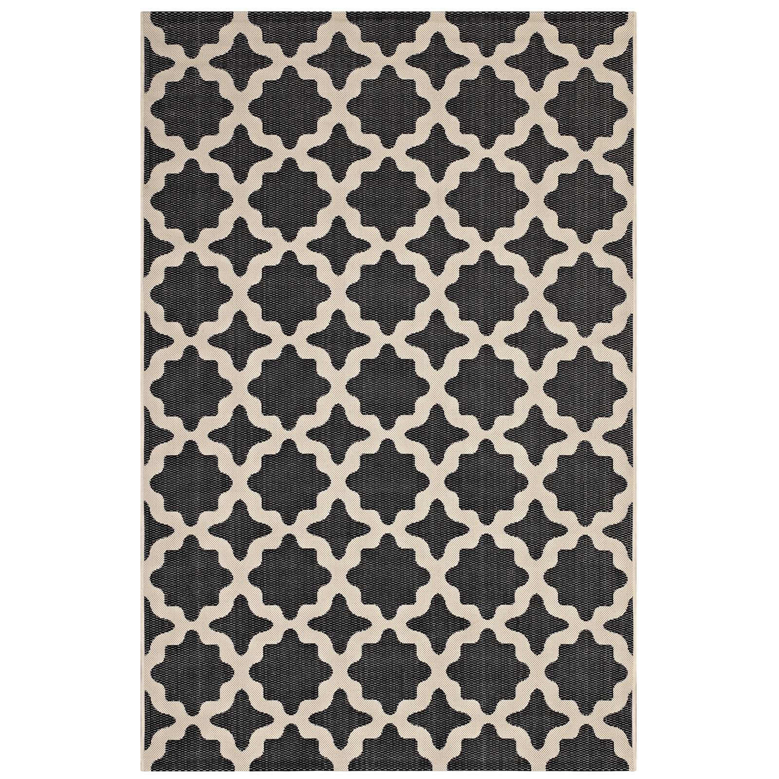 Cerelia Moroccan Trellis Indoor and Outdoor 5x8 Area Rug by Modway