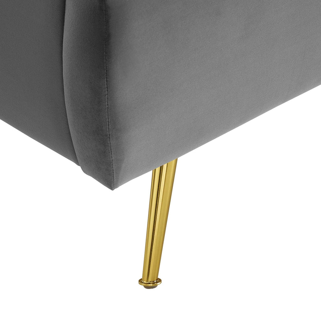 Lana Performance Velvet Queen Wingback Platform Bed by Modway