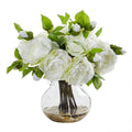 Camellia Artificial Arrangement in Vase