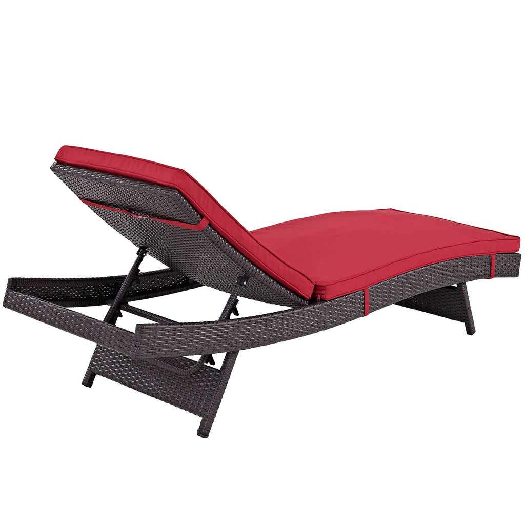 Convene Outdoor Patio Chaise Set of 6 by Modway