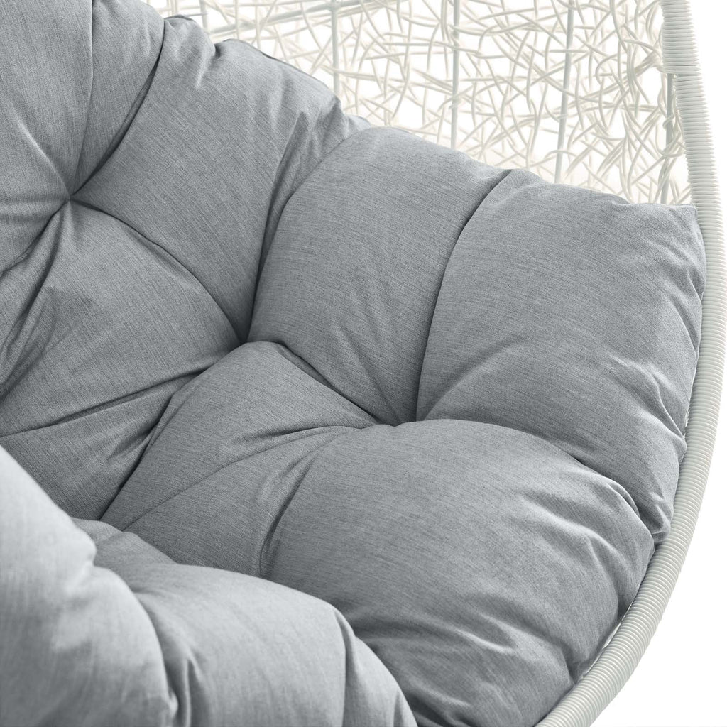 Hide Outdoor Patio Sunbrella¨ Swing Chair With Stand by Modway