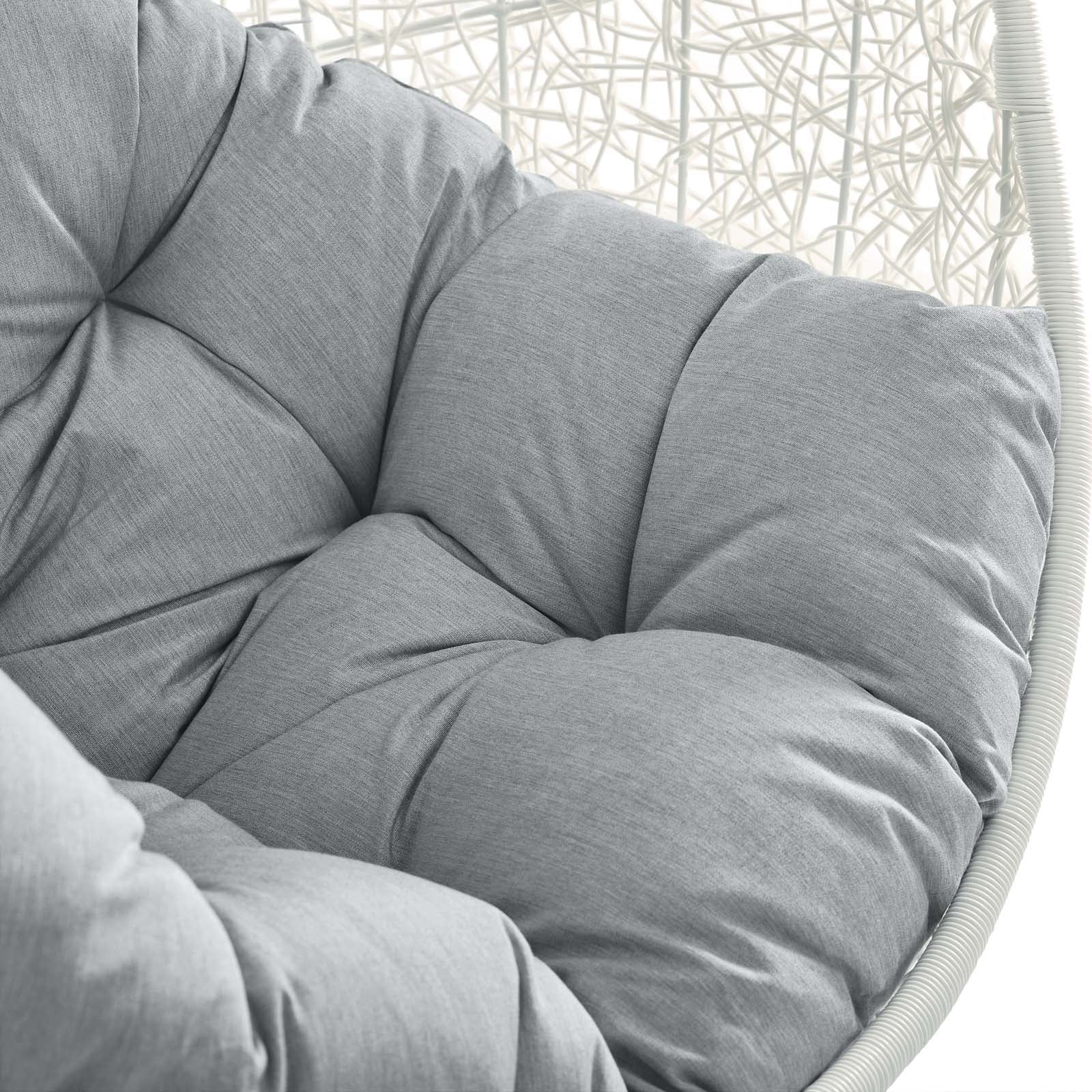 Hide Outdoor Patio Sunbrella¨ Swing Chair With Stand by Modway