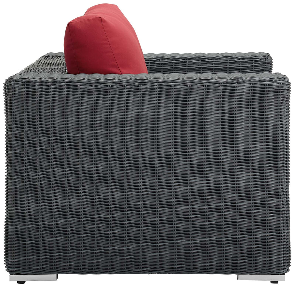 Summon Outdoor Patio Fabric Sunbrella¨ Armchair by Modway