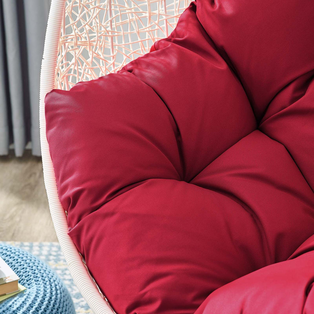 Hide Outdoor Patio Swing Chair With Stand by Modway