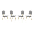 Ponder Dining Side Chair Set of 4 by Modway