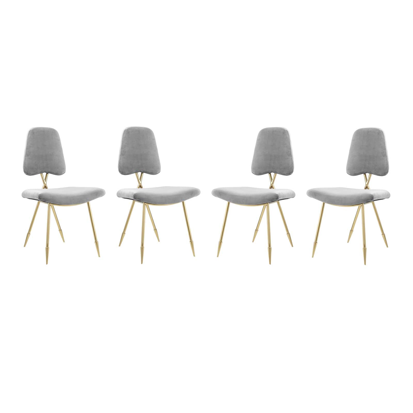 Ponder Dining Side Chair Set of 4 by Modway
