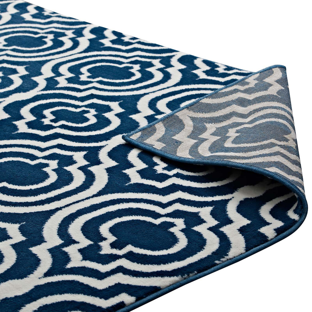 Frame Transitional Moroccan Trellis 5x8 Area Rug by Modway