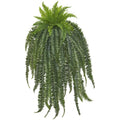 58"  Boston Fern Artificial Hanging Plant