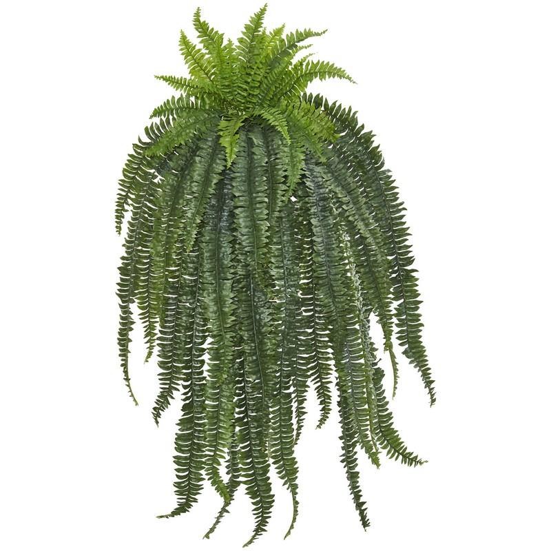 58"  Boston Fern Artificial Hanging Plant