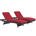 Convene Outdoor Patio Chaise Set of 2 by Modway