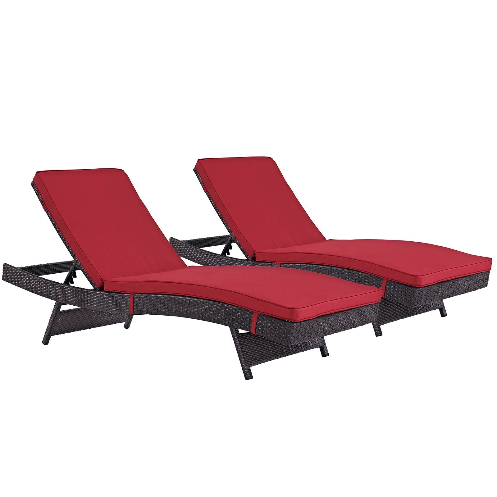 Convene Outdoor Patio Chaise Set of 2 by Modway