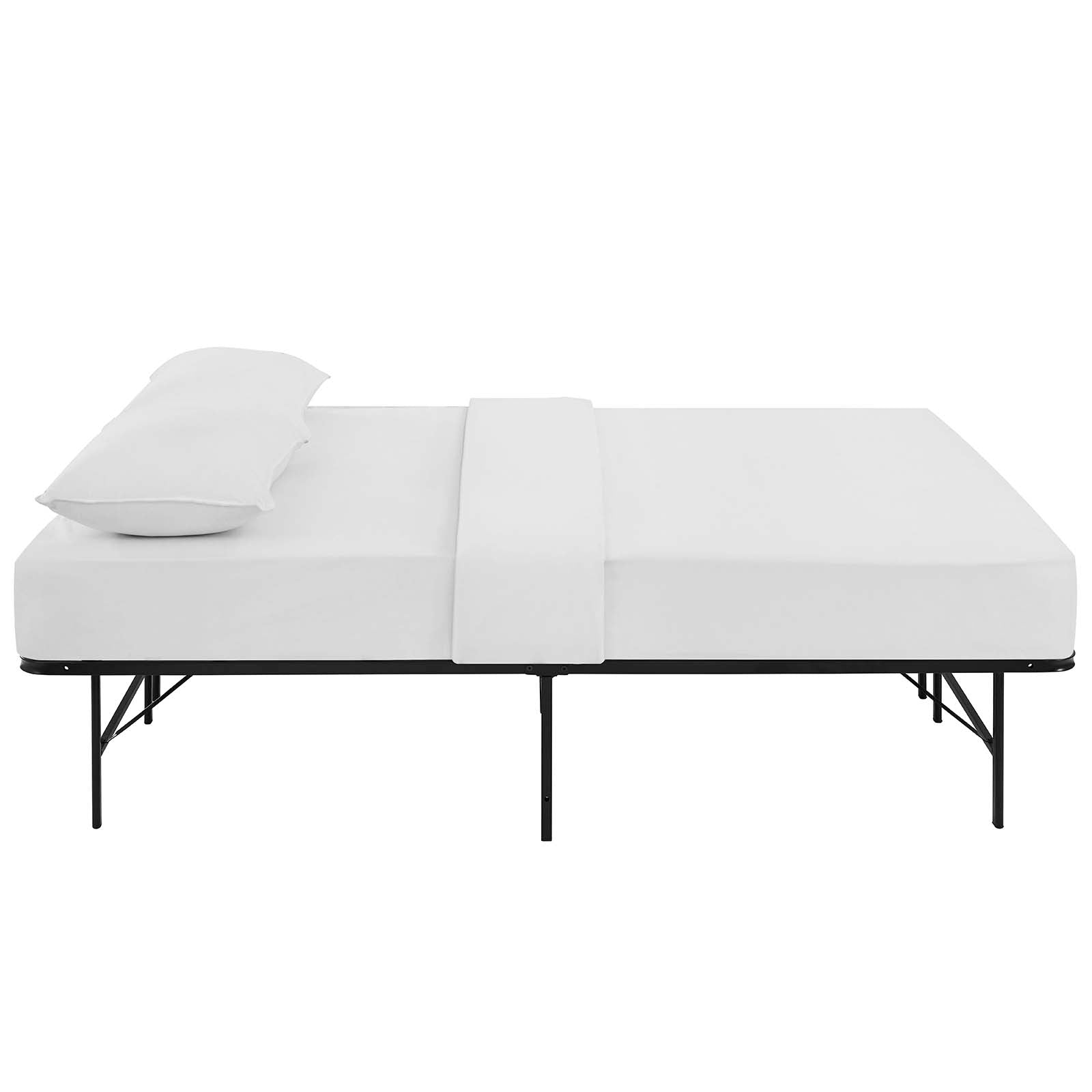 Horizon Stainless Steel Queen Bed Frame by Modway