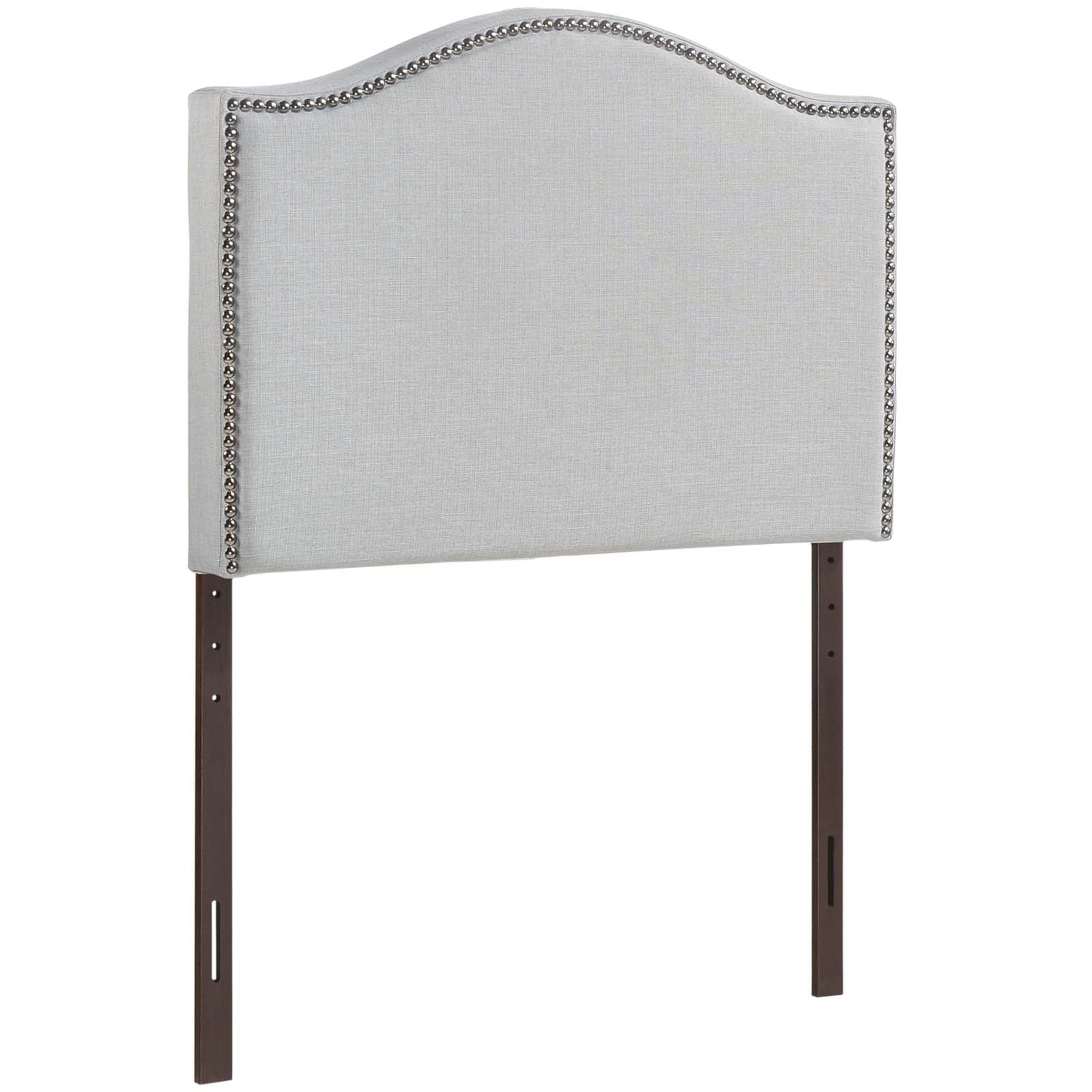 Curl Nailhead Upholstered Twin Headboard by Modway
