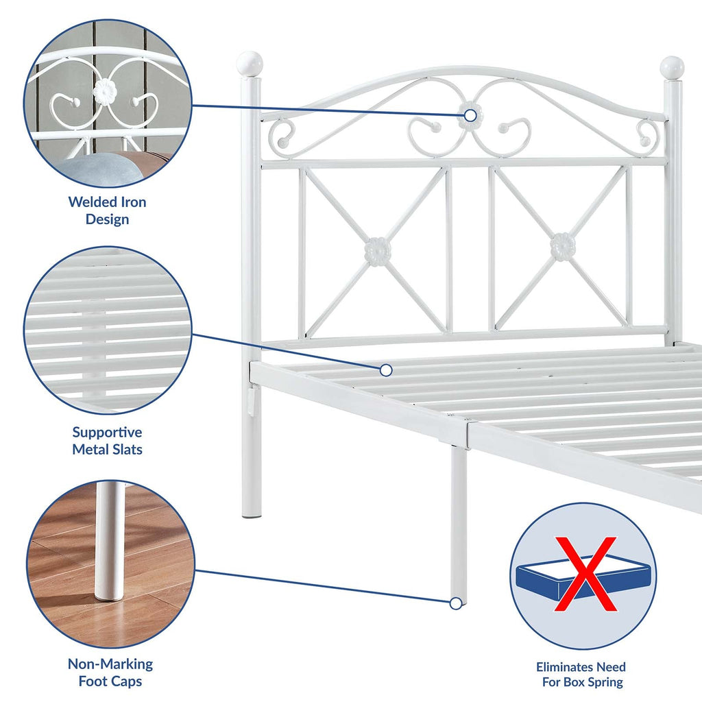 Cottage Twin Bed by Modway