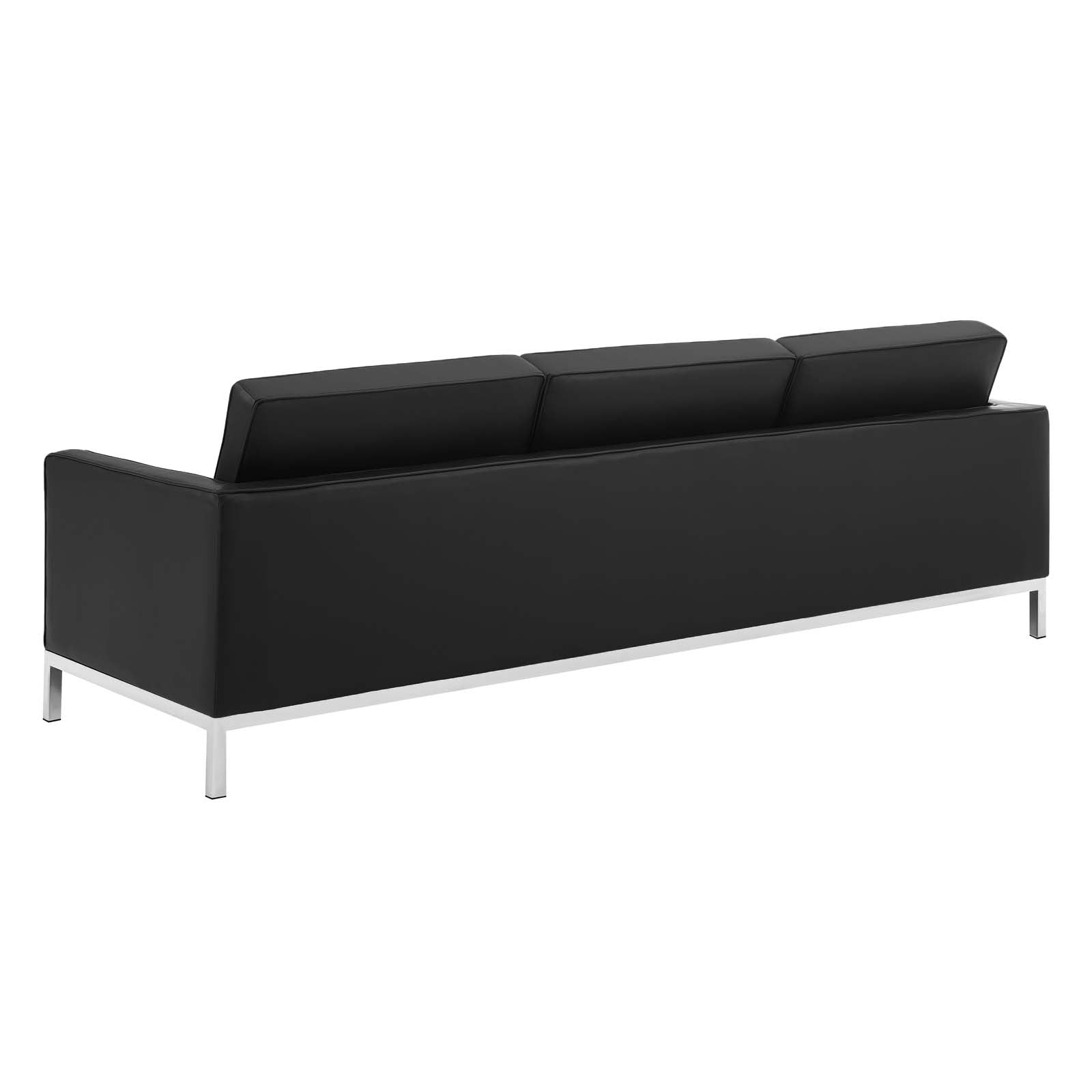 Loft 3-Piece Tufted Vegan Leather Furniture Set by Modway