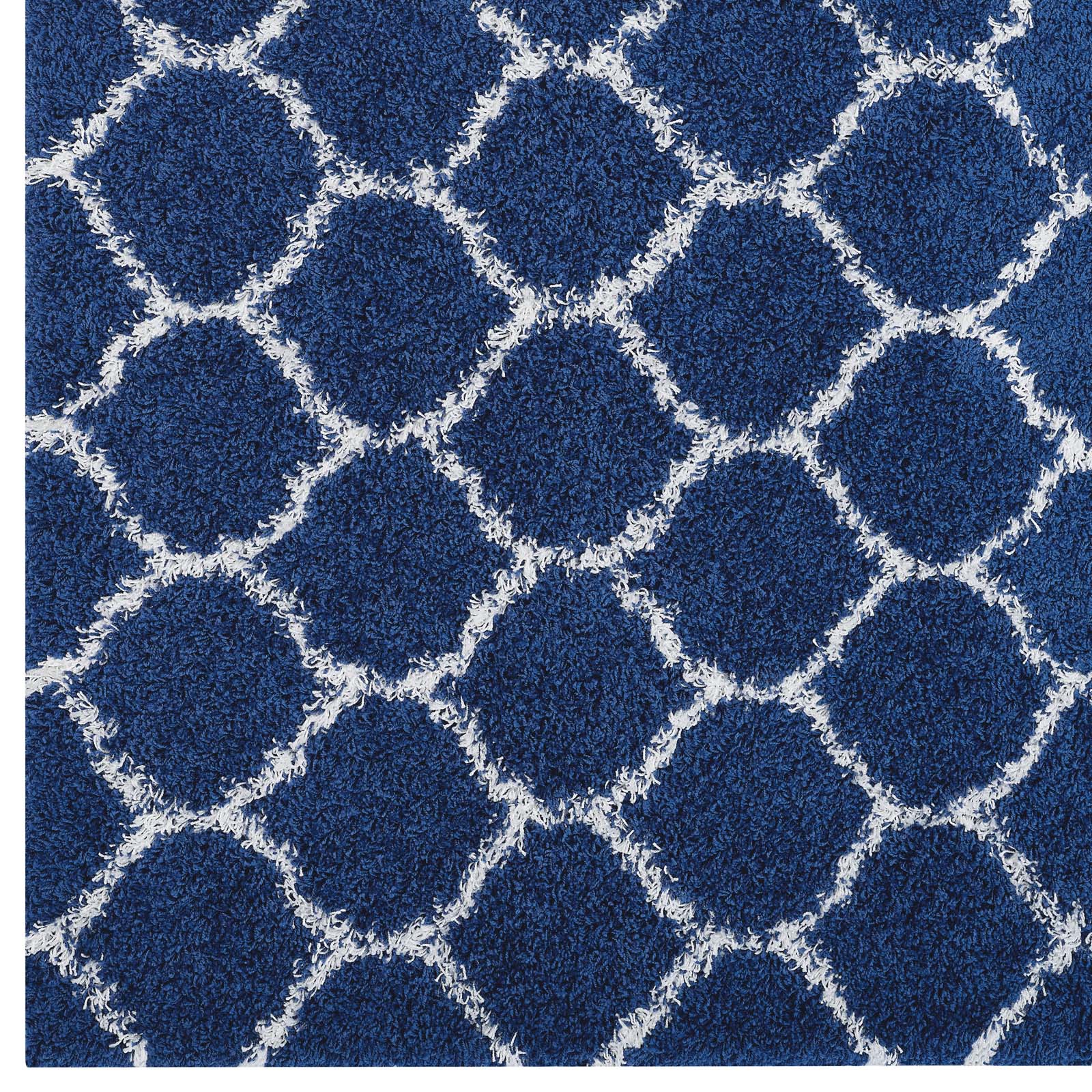 Solvea Moroccan Trellis 5x8 Shag Area Rug by Modway