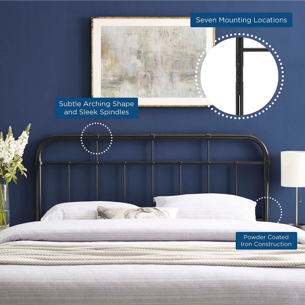 Alessia Metal Twin Headboard by Modway
