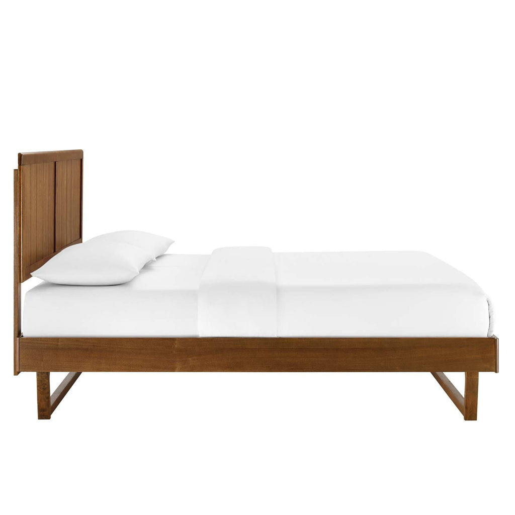 Alana Wood King Platform Bed With Angular Frame by Modway