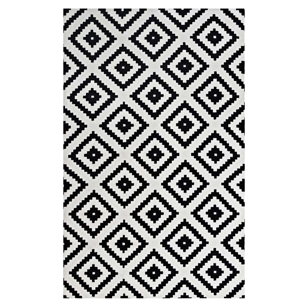 Alika Abstract Diamond Trellis 8x10 Area Rug by Modway