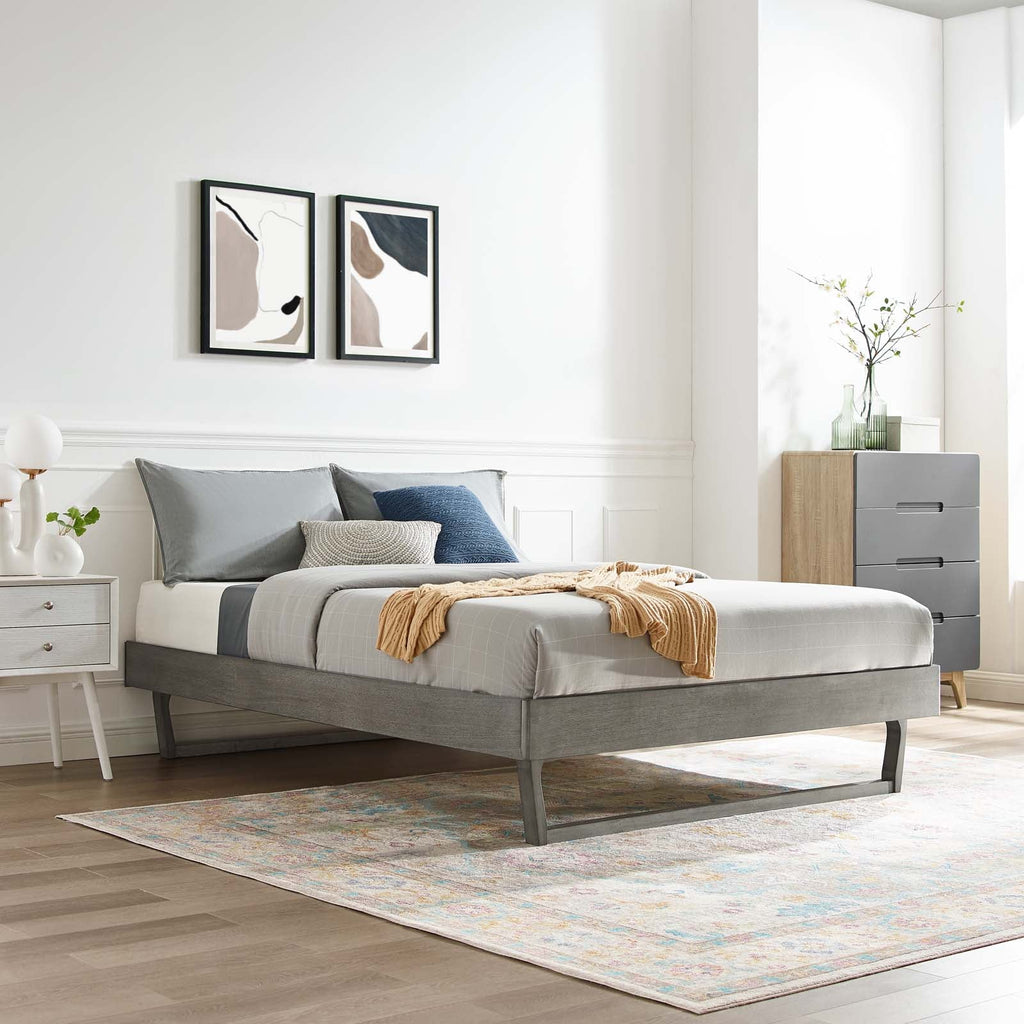 Billie Wood Twin Platform Bed Frame by Modway