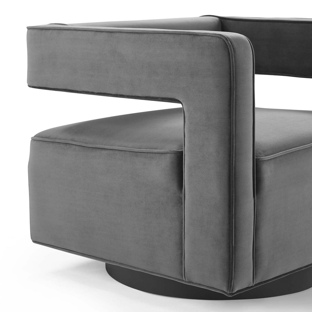 Booth Performance Velvet Performance Velvet Swivel Armchair by Modway