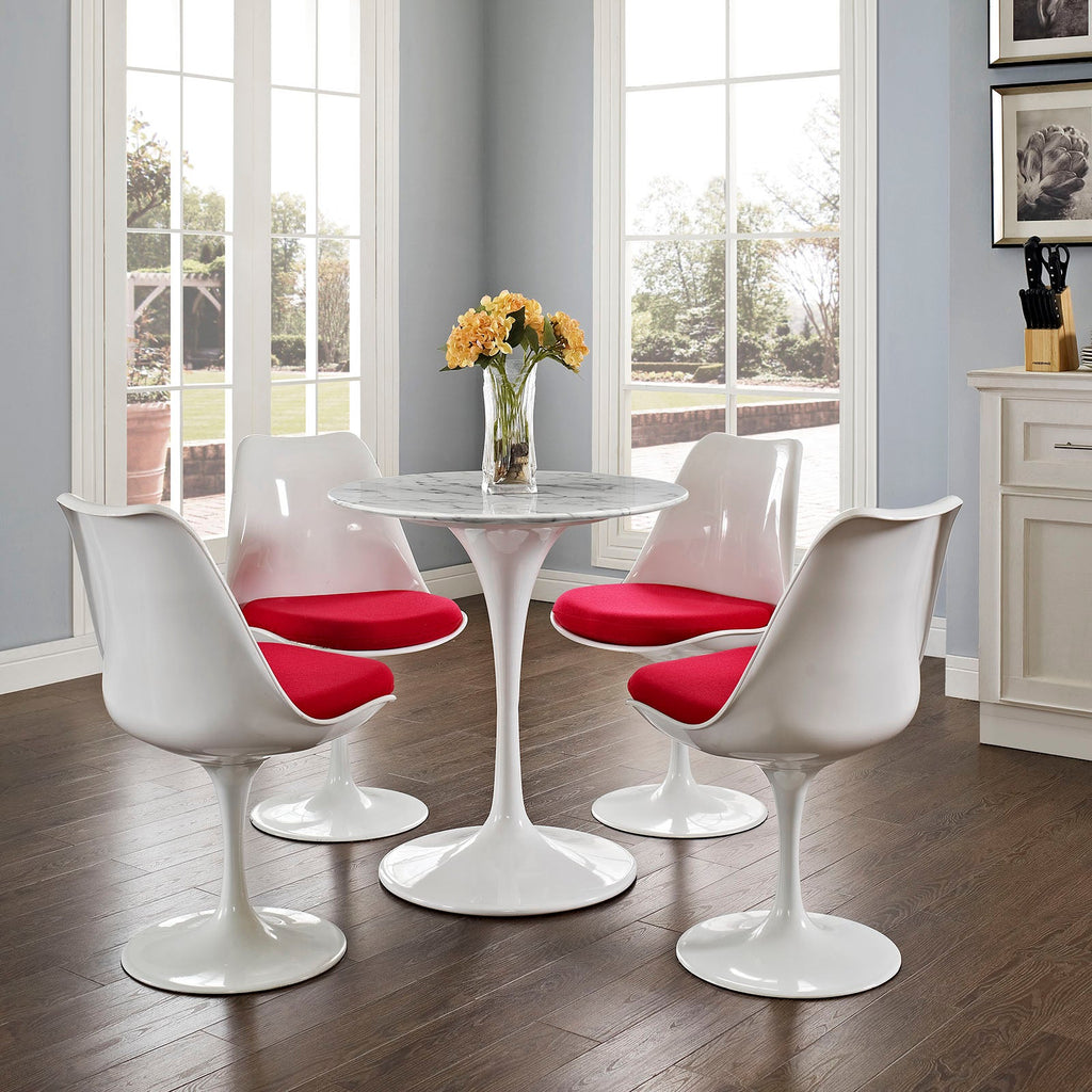 Lippa 28" Round Faux Marble Dining Table by Modway