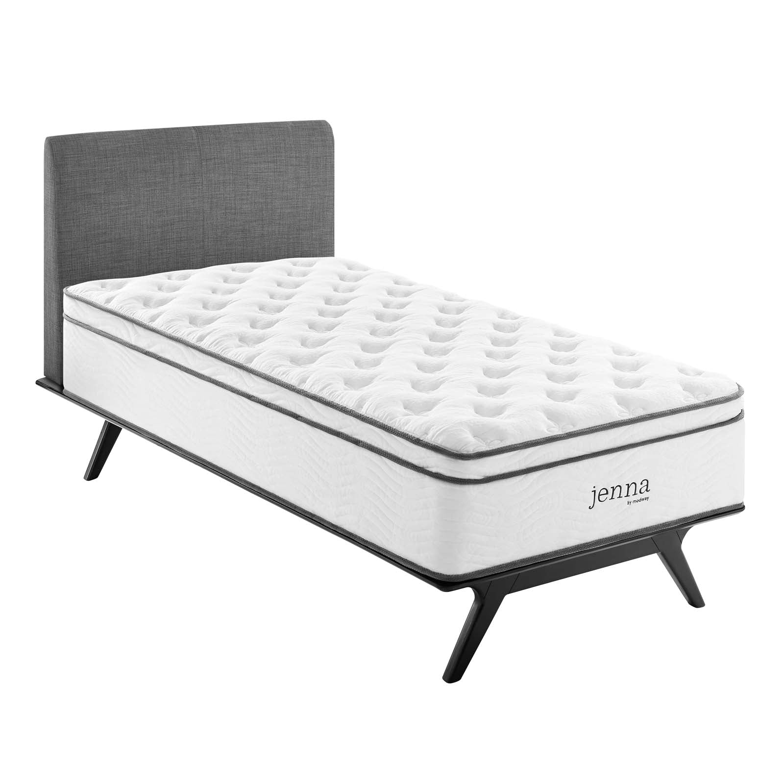 Jenna 14" Innerspring and Foam Twin Mattress by Modway
