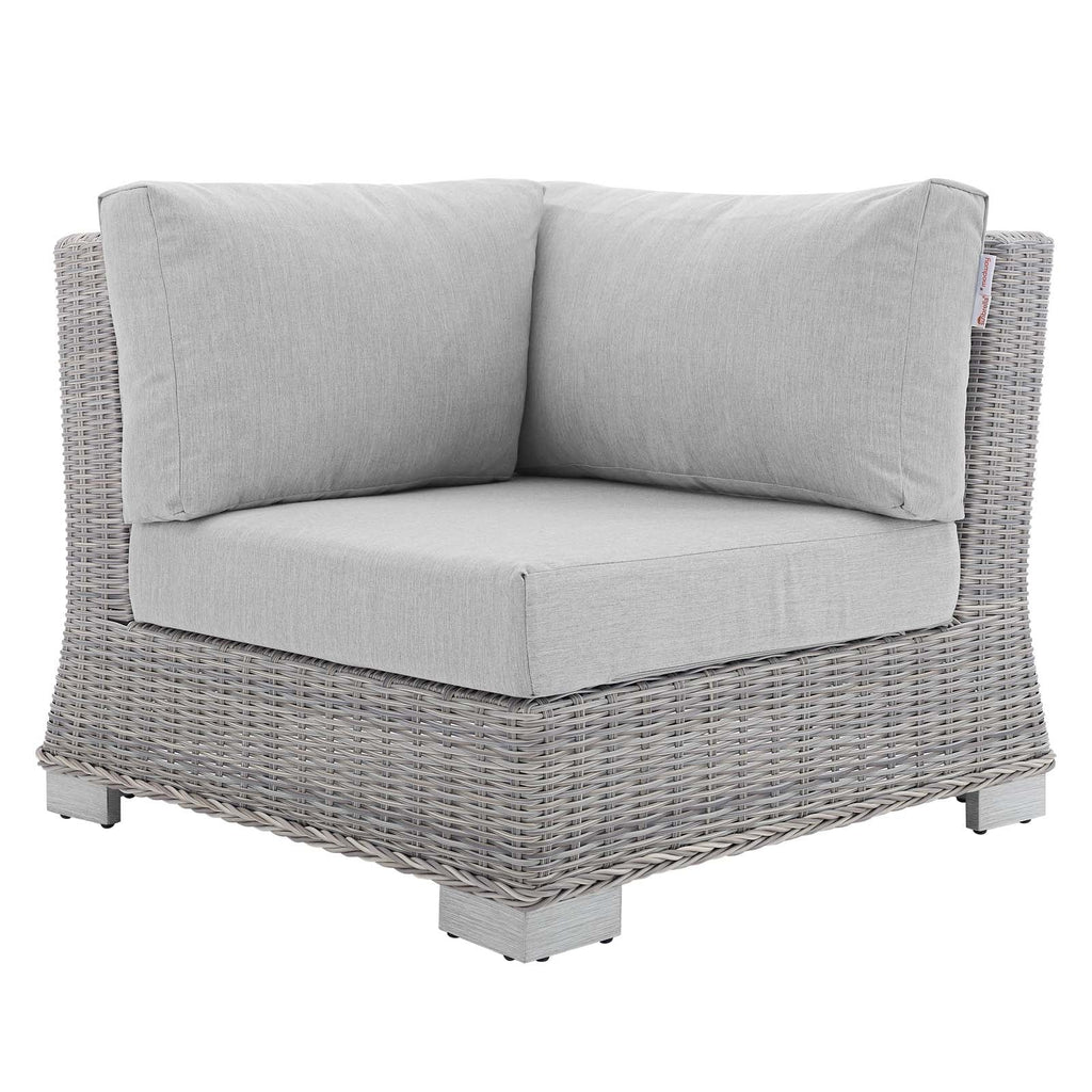 Conway Sunbrella¨ Outdoor Patio Wicker Rattan Corner Chair by Modway
