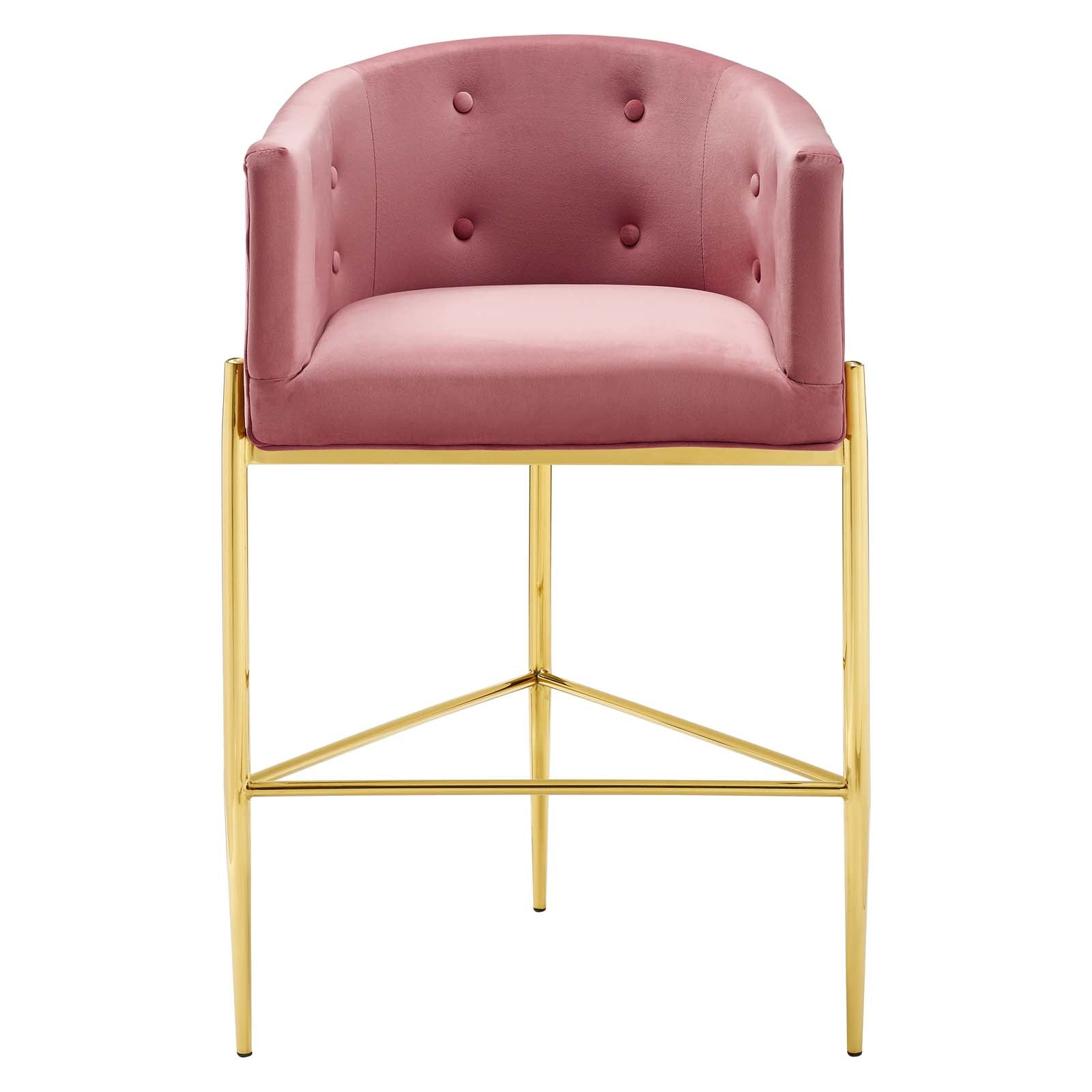 Savour Tufted Performance Velvet Bar Stool by Modway
