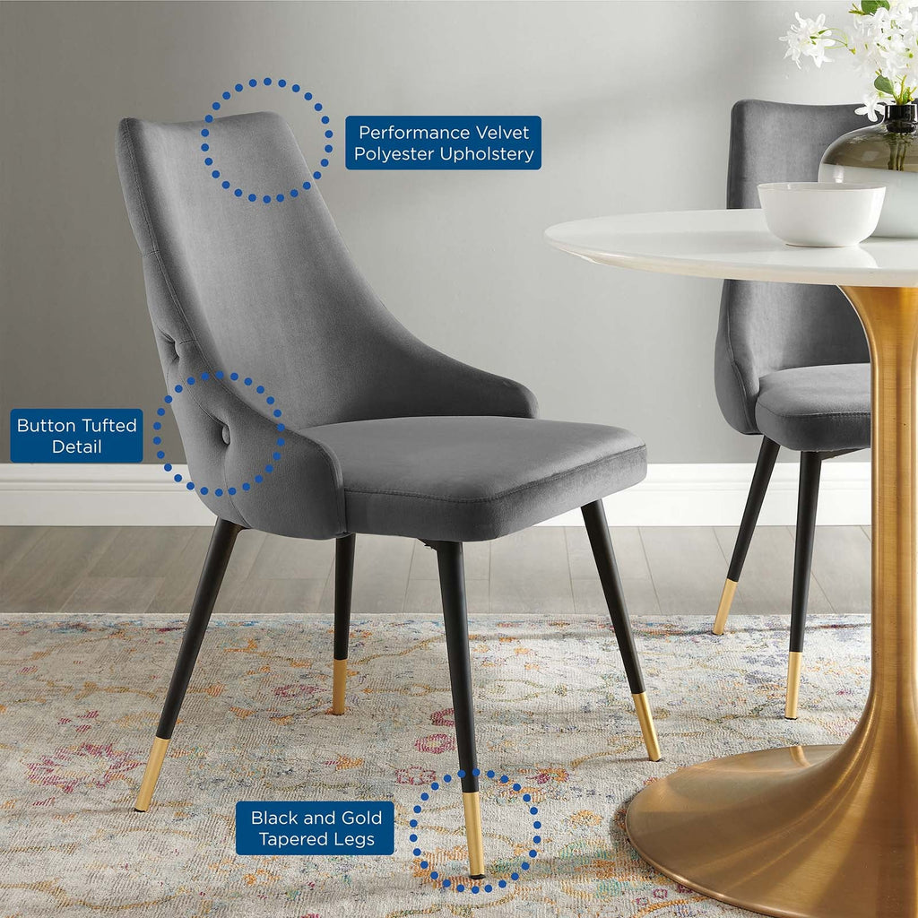 Adorn Tufted Performance Velvet Dining Side Chair by Modway
