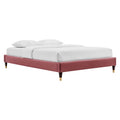 Harlow Performance Velvet King Platform Bed Frame by Modway