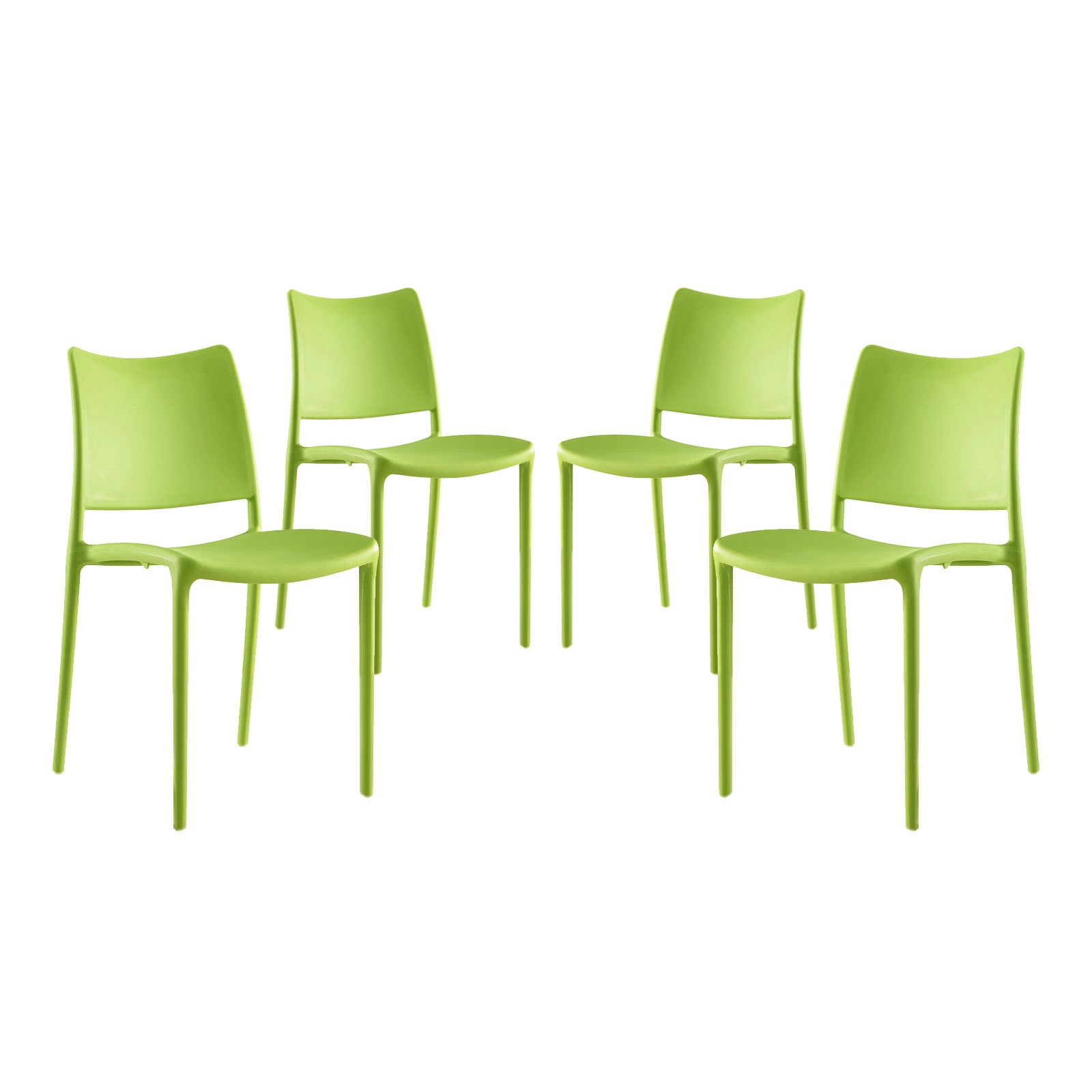 Hipster Dining Side Chair Set of 4 by Modway