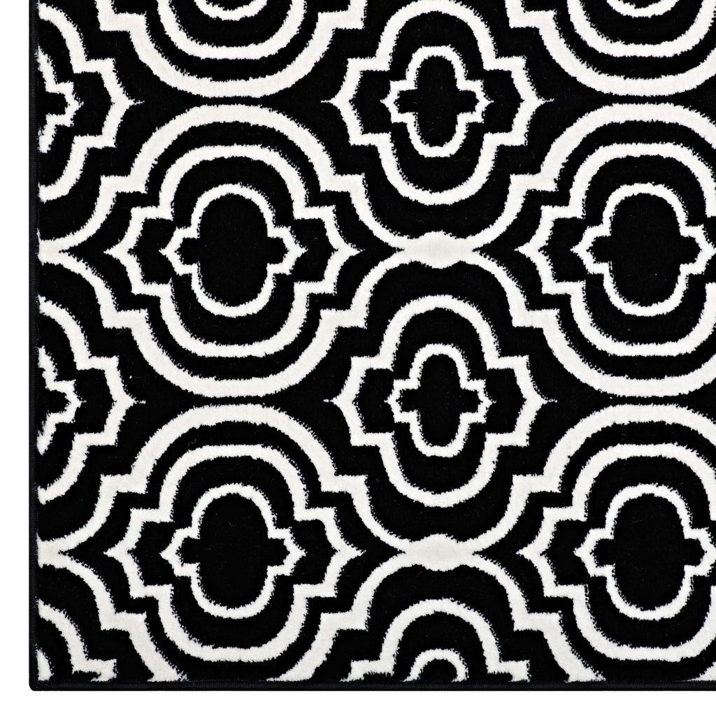 Frame Transitional Moroccan Trellis 5x8 Area Rug by Modway