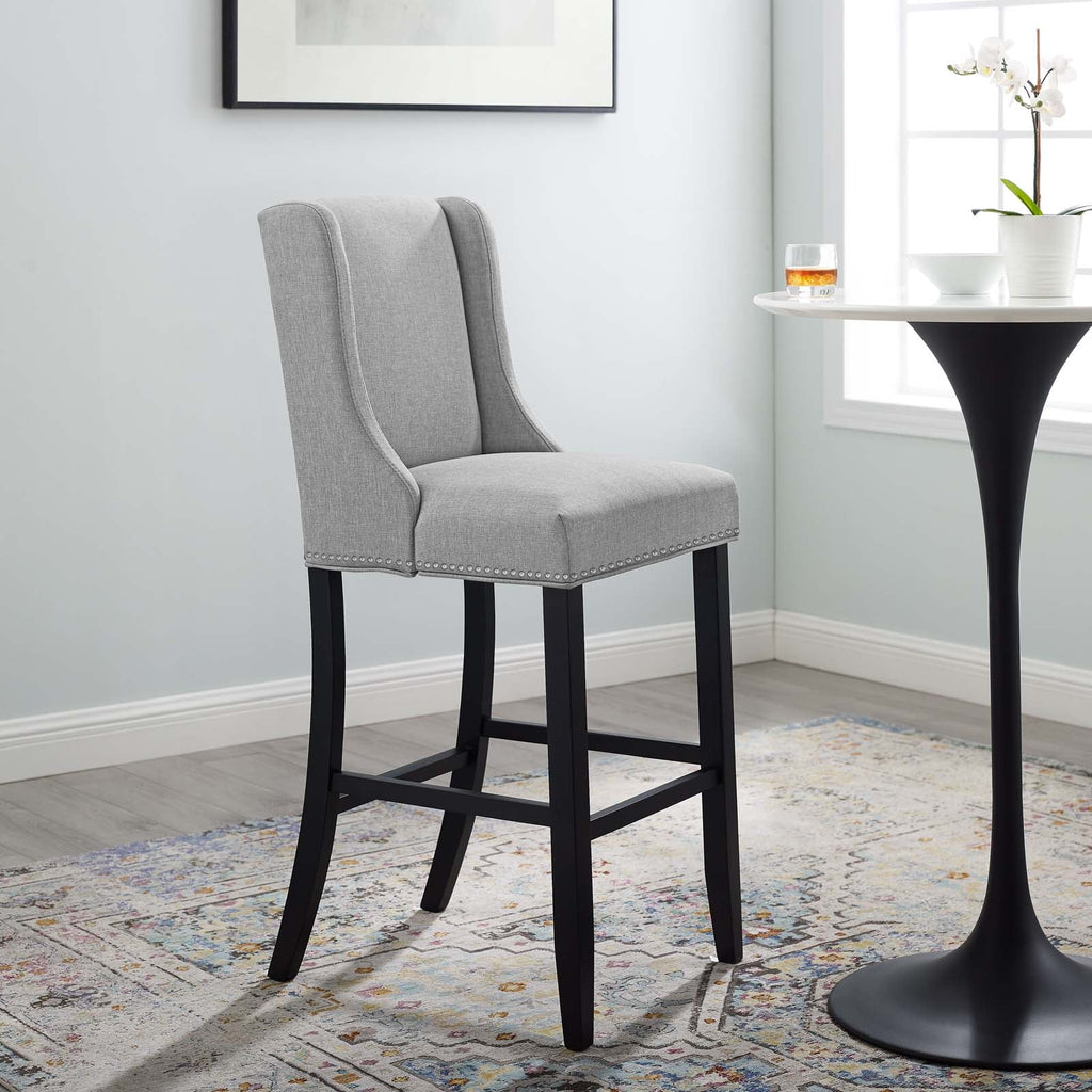 Baron Upholstered Fabric Bar Stool by Modway