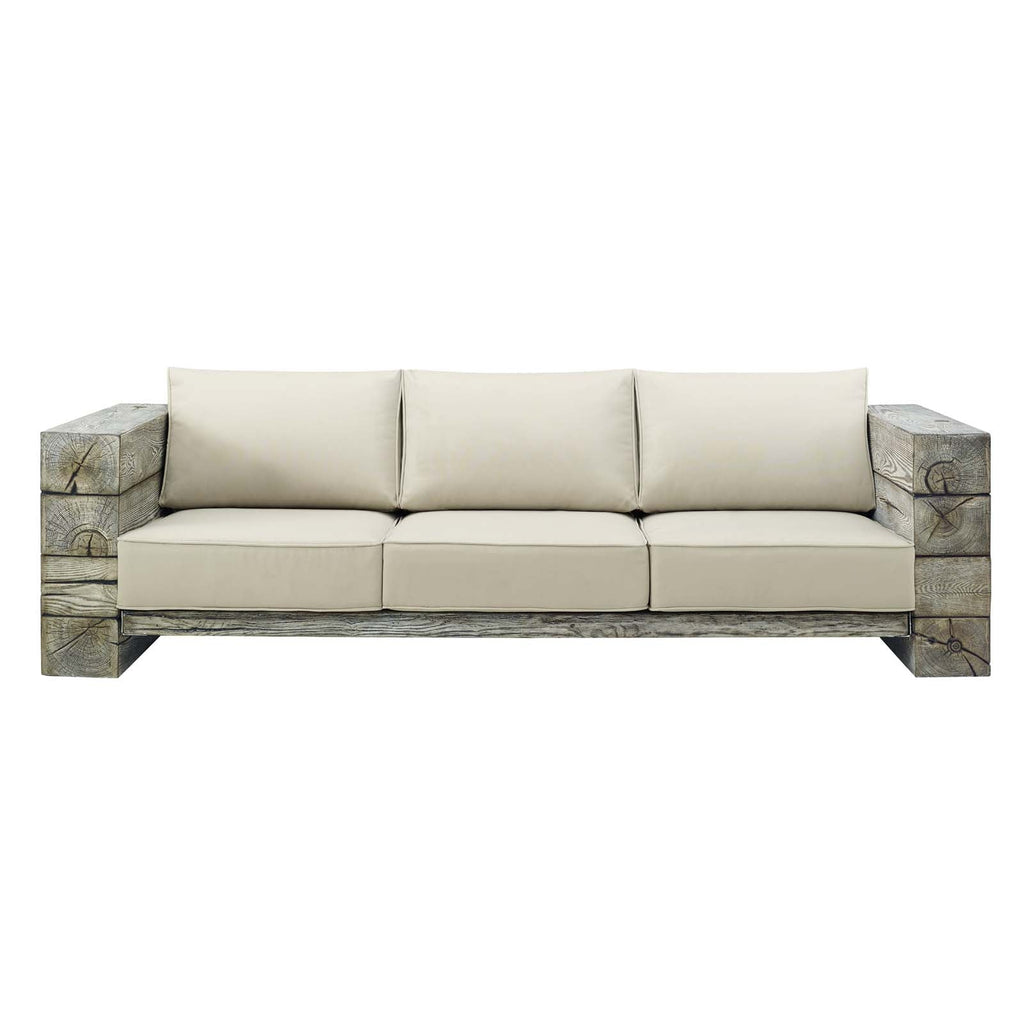 Manteo Rustic Coastal Outdoor Patio Sunbrella¨Sofa by Modway