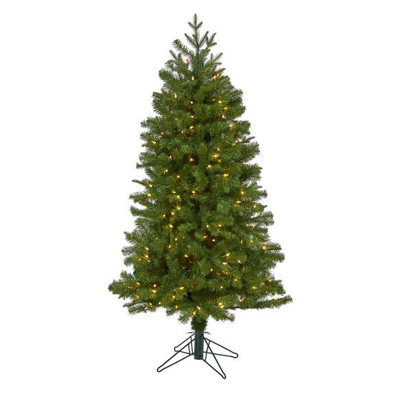 5' Vancouver Spruce Artificial Christmas Tree with 200 Warm White Lights